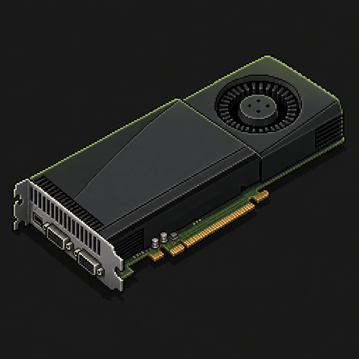 Pixel art GeForce GTX 275
