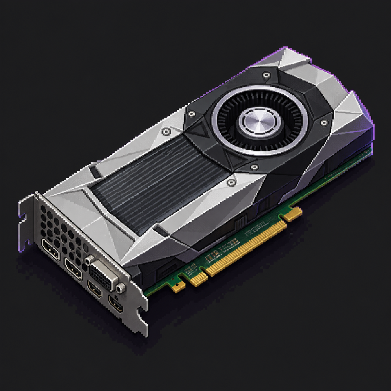 Pixel art GeForce GTX 1060