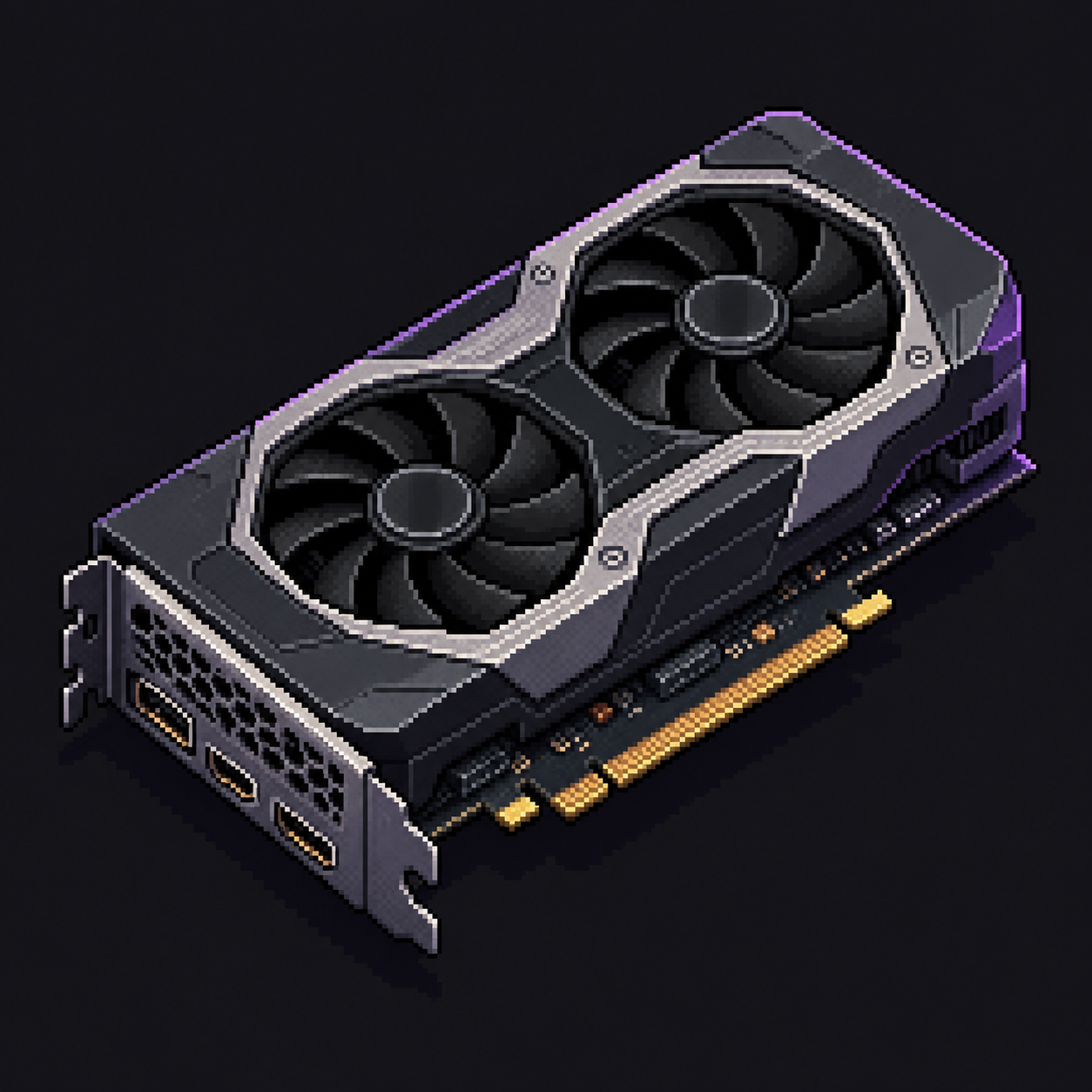 Pixel art GeForce GTX 1660 SUPER
